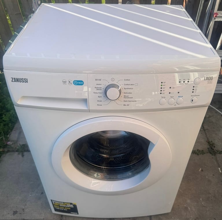 Zanussi 7KG 1300RPM Washing Machine For Sale/ FREE DELIVERY