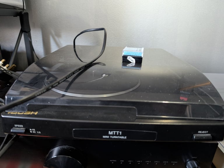 image for Bush mini turntable with spare stylus 