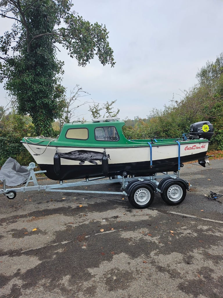 15ft fiberglass boat 