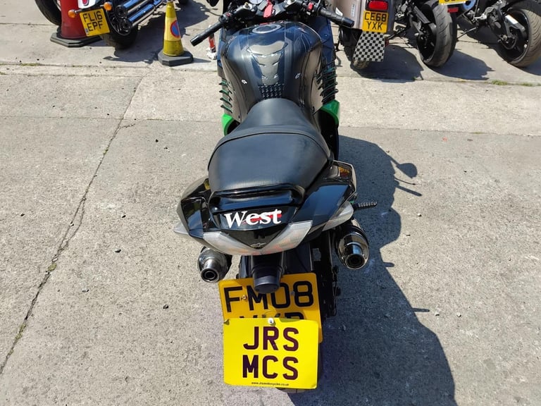 2008 08 KAWASAKI ZX 1400 D8F ABS ZZR1400 BLACK 26k MILES HYPER SPORTS TOURER