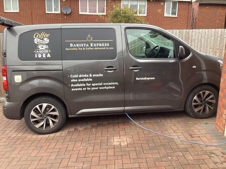 Mobile coffee van for sale 