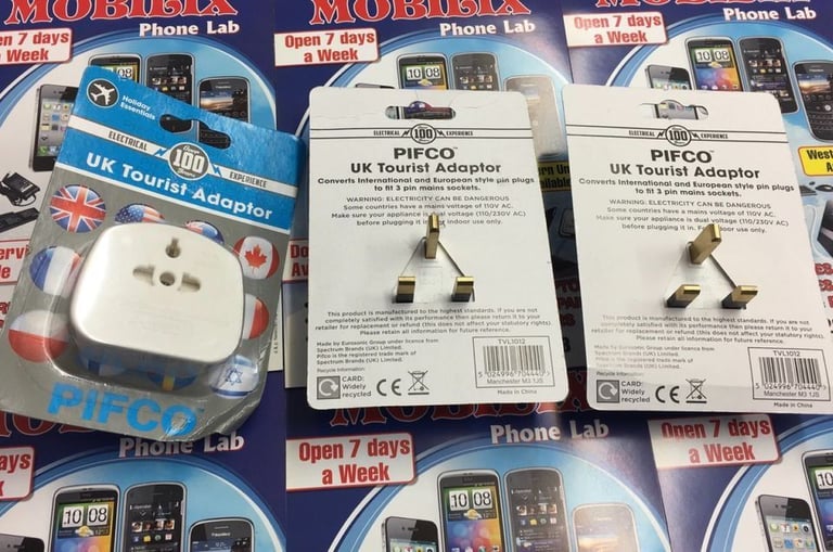 UK Tourist Adapter Travel Adapter UK to Europe and Europe to UK