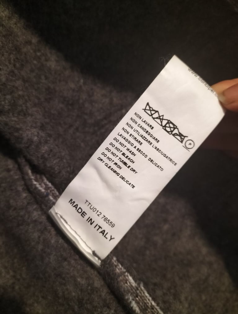 Mens Designer Wool Coat