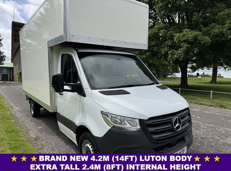 2022 Mercedes-Benz Sprinter 2.0 315Cdi Lwb 3.5t. 4.2m. Luton Tail Lift (NEW BODY) Euro 6 148Bhp L...