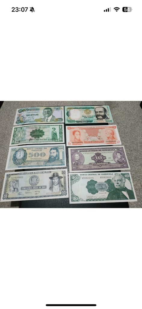 7 Types of South Africa Notes all UNC