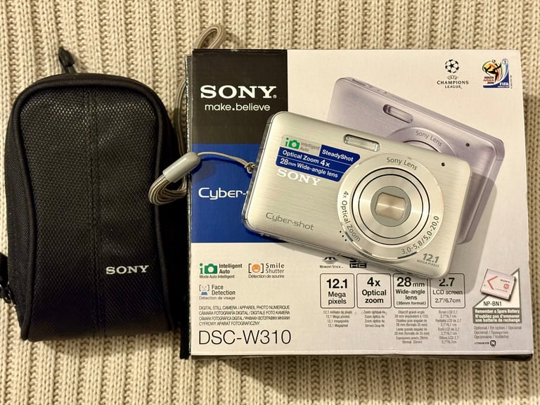 image for Sony W310 12.1MP Digicam Digital Camera + Extras