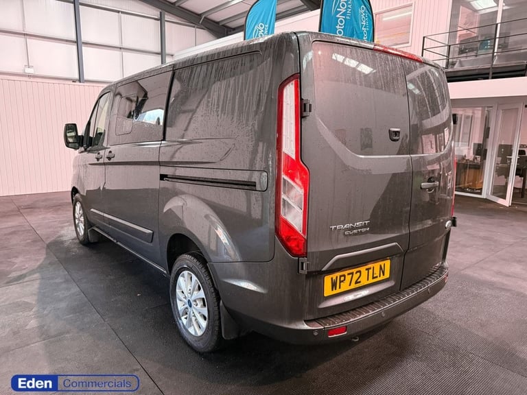 2022 72 FORD TRANSIT CUSTOM 2.0 320 ECOBLUE LIMITED CREW VAN AUTO L1 H1 EURO 6 (