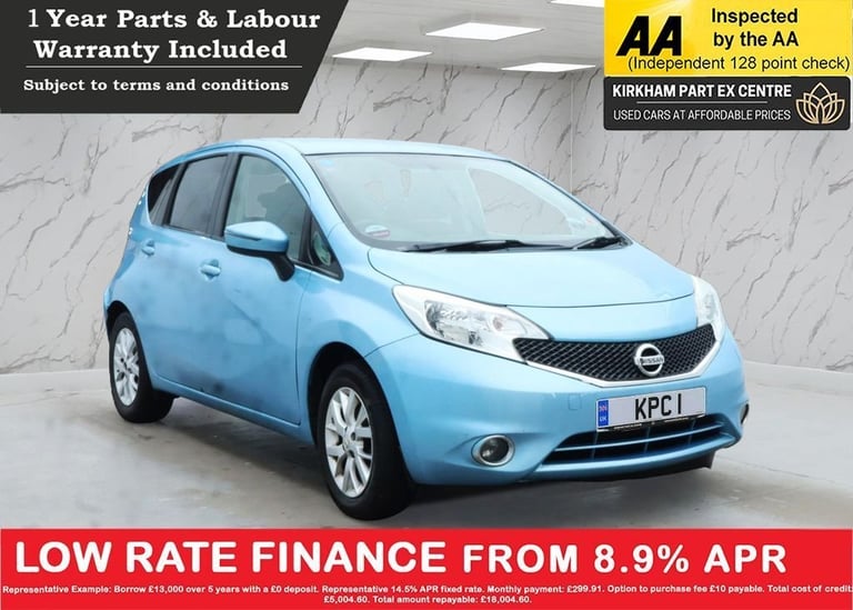 2014 Nissan Note 1.2 Acenta 5dr MPV PETROL Manual