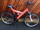 Cascade cannon bicycle 26 inch wheels 18 speed gears tyres like new. 