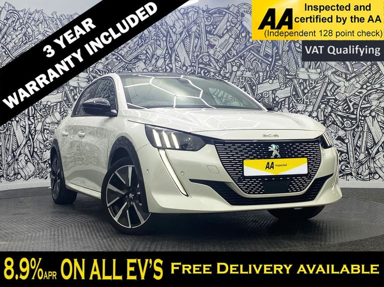 image for 2021 Peugeot E-208 50kWh GT Hatchback 5dr Electric Auto (136 ps) Hatchback ELECTRIC Automatic