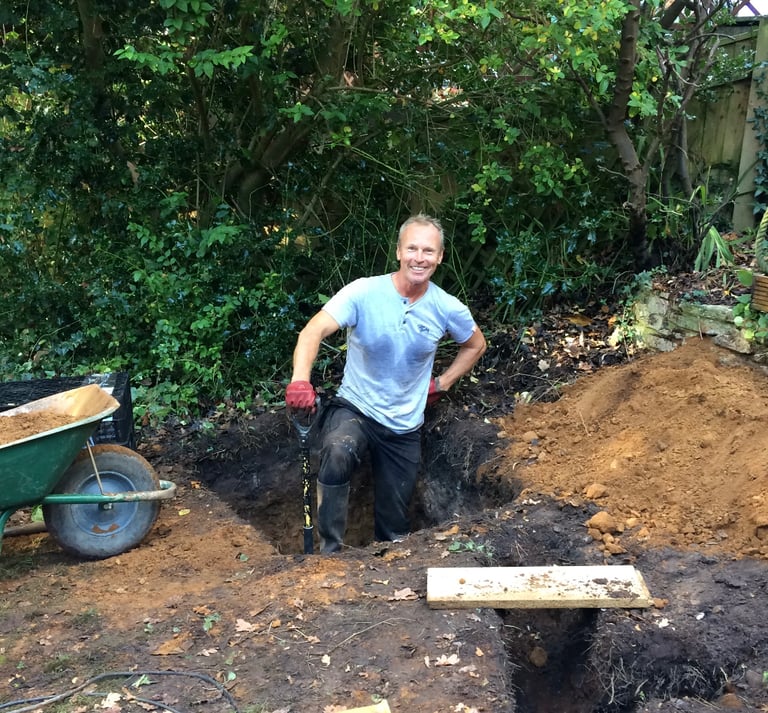image for Cheerful Chap likes to dig