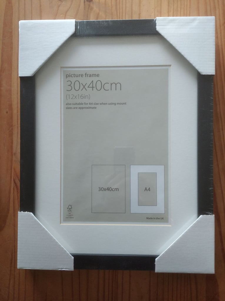 image for IKEA black 30x40 cm photo frame (NEW)