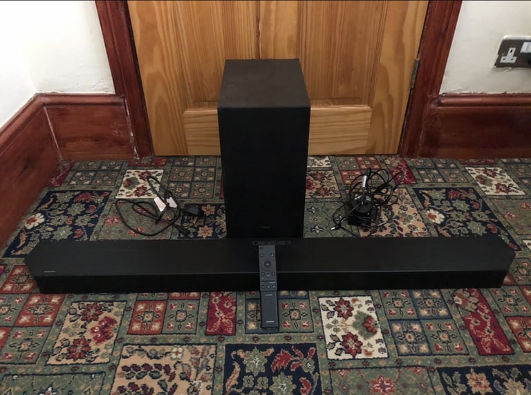 image for Samsung HW-Q600C Bluetooth 360 Watts Soundbar Wireless Subwoofer Q-Symphony Dolby Atmos