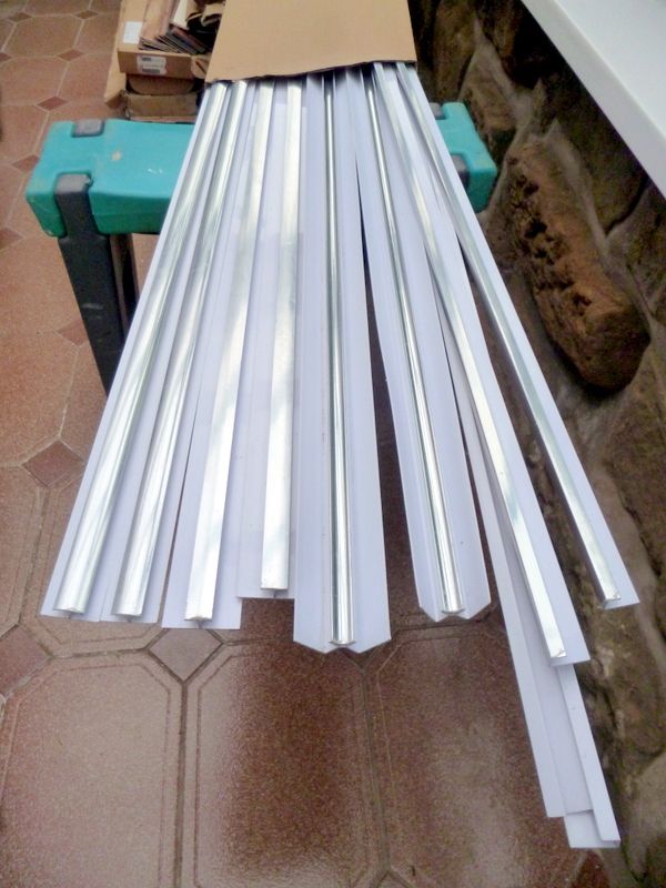 image for VARIOUS UPVC CORNERS/END AND JOINTING STRIPS FOR 10MM SHOWER PANELS OR CLADDING WITH CHROME FINISH