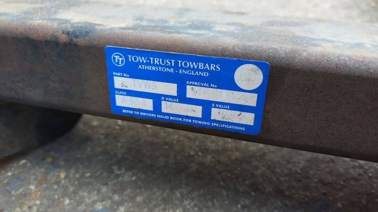towsure t5 towbar towhitch towball 2008 camper van bus van pickup 