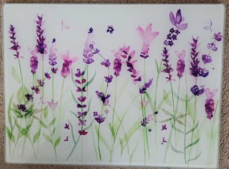 Glass worktop protector/chopping board