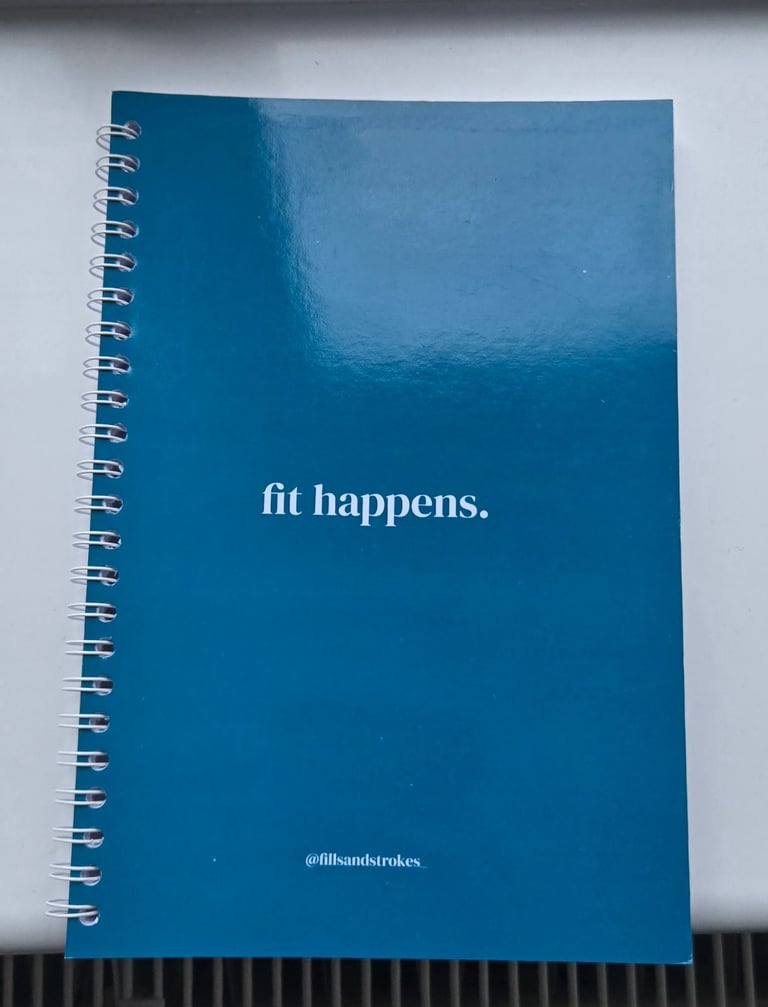 Fitness journal Undated diary Brand new