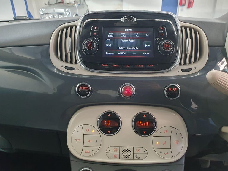 2016 Fiat 500 0.9 TwinAir Lounge Euro 6 (s/s) 3dr HATCHBACK Petrol Manual