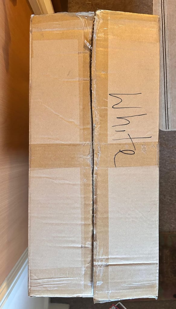 Brand New In Box Addison 1 Drawer, White Bedside Table.