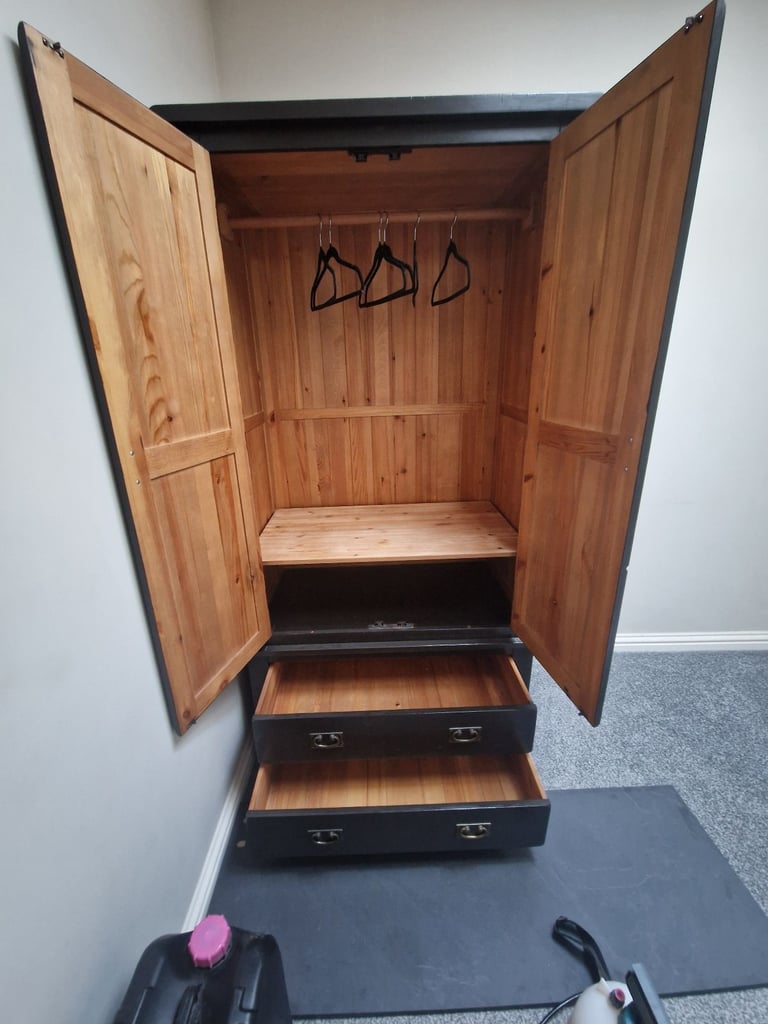 Pine wardrobe