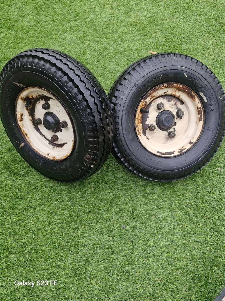Trailer wheels 8 inch  & suspension