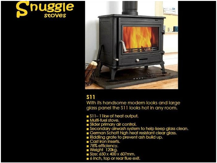 stove  - 11kw cast iron