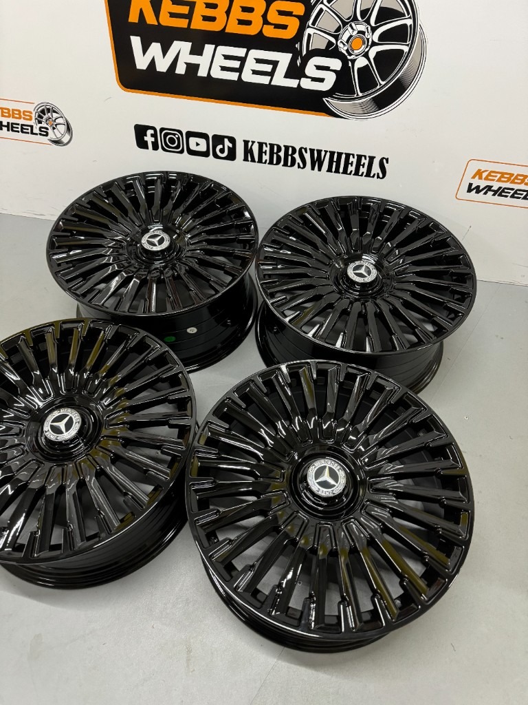 20" MERCEDES 2024/5 MAYBACH REPLACEMENT STYLE ALLOY WHEELS  C CLASS E CLASS S CLASS A CLASS