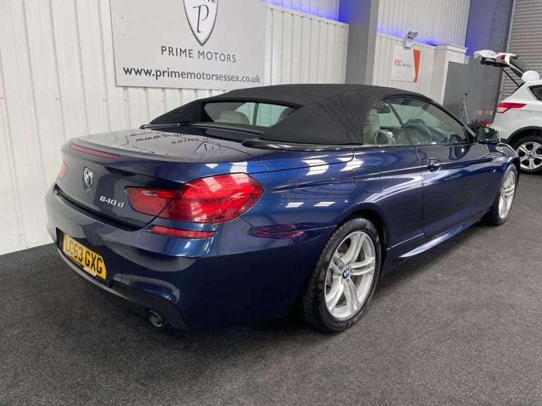 2013 BMW 6 Series 3.0 640d M Sport Convertible 2dr Diesel Auto Euro 5 (s/s) (313 ps) M SPORT  Con...