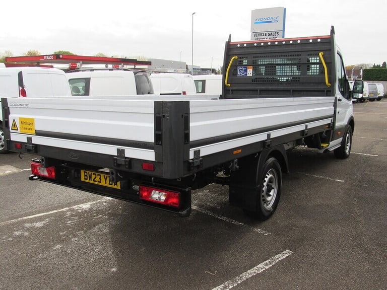 2023 Ford Transit 350 EcoBlue Leader L4 XLWB Dropside Euro 6 1 owner from new 2.0 2dr Chassis Dro...