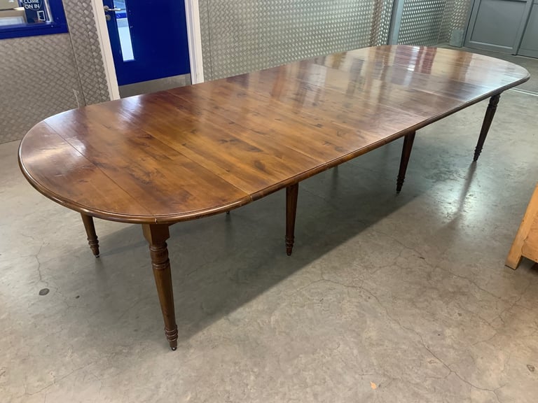 image for Oka Petworth Walnut Extending Kitchen Dining Table RRP£3195