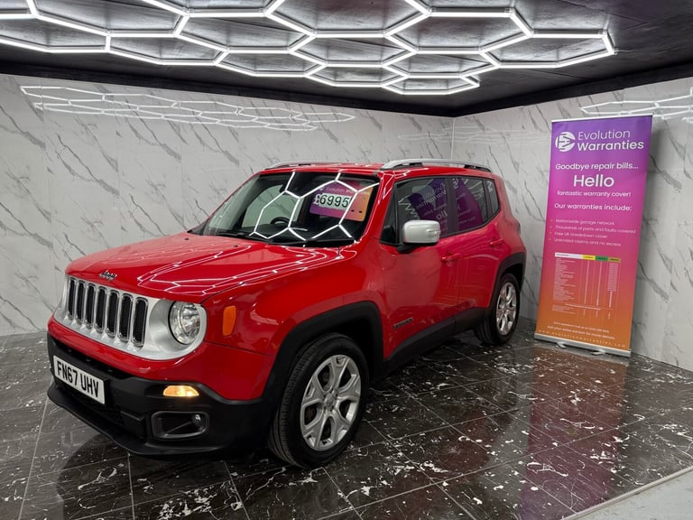 2017 Jeep Renegade 1.6 MultiJetII Limited SUV 5dr Diesel DDCT Euro 6 (s/s) (120 ps) ESTATE Diesel...