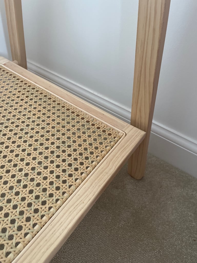 Clothes Rail and Shoe Rack in Rattan