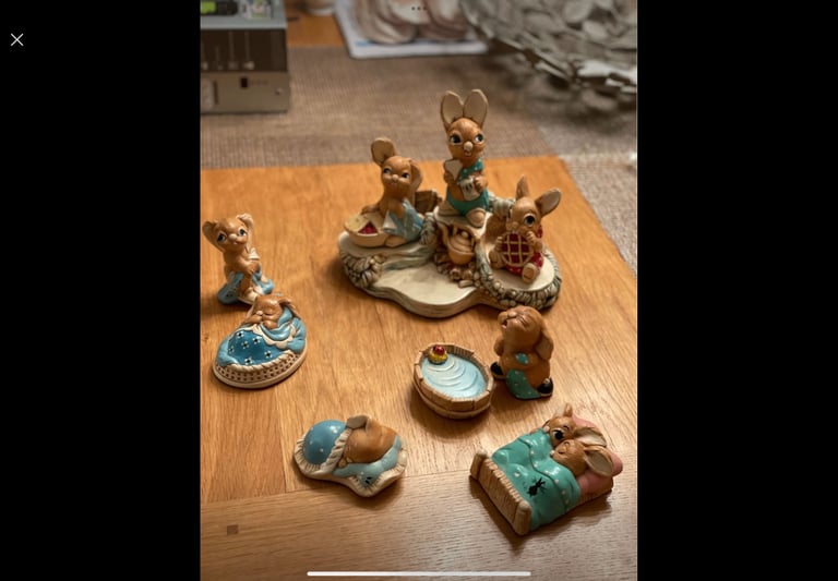 image for Collection of Pendelfin rabbits and accessories 