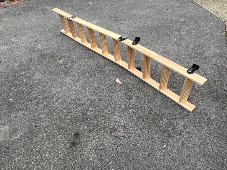 Wooden loft ladder