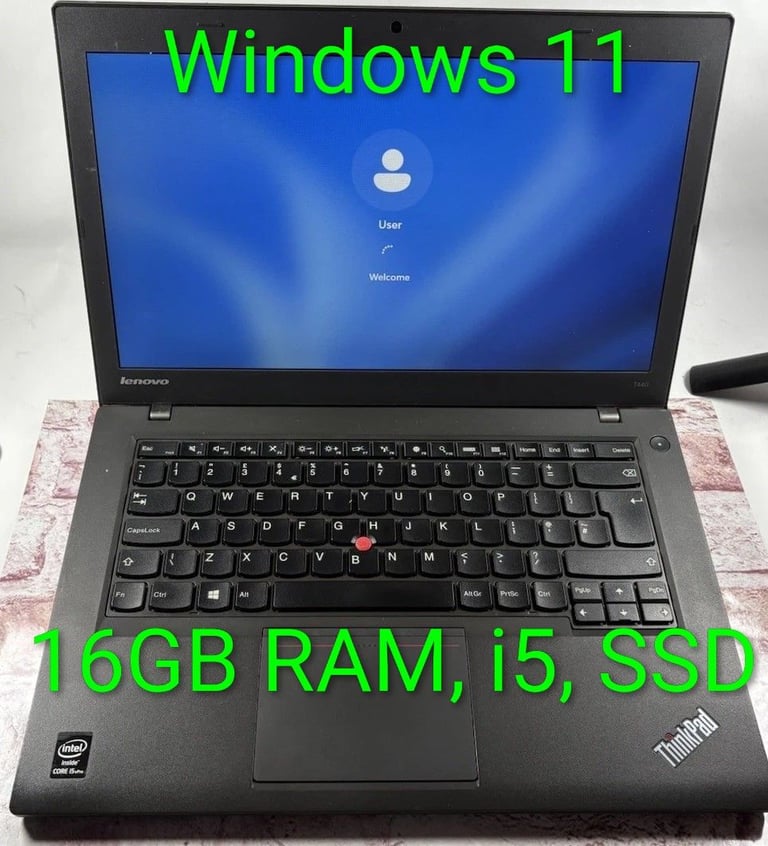 Windows 11, 16GB RAM, i5 CPU, 240GB SOLID STATE DRIVE, FULL MICROSOFT OFFICE