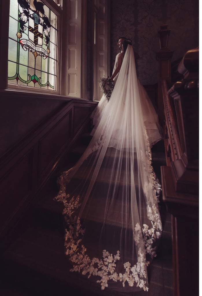 Dream Wedding Dress + Long Veil + Petticoat