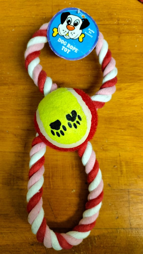 image for Dog Toy and Poo bag and holder.