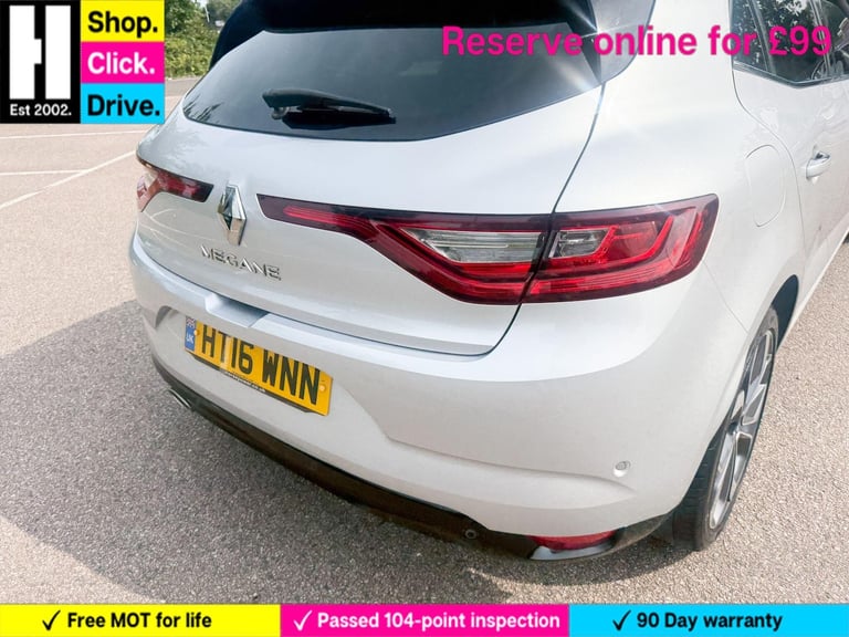 2016 Renault Megane 1.6 dCi Signature Nav Euro 6 (s/s) 5dr HATCHBACK Diesel Manual