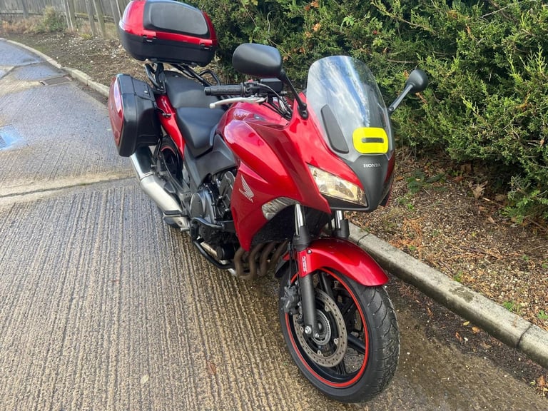 2011 11 HONDA CBF1000FA-B CBF 1000 TOURER LUGGAGE RED CLEAN CBF1000 F ABS