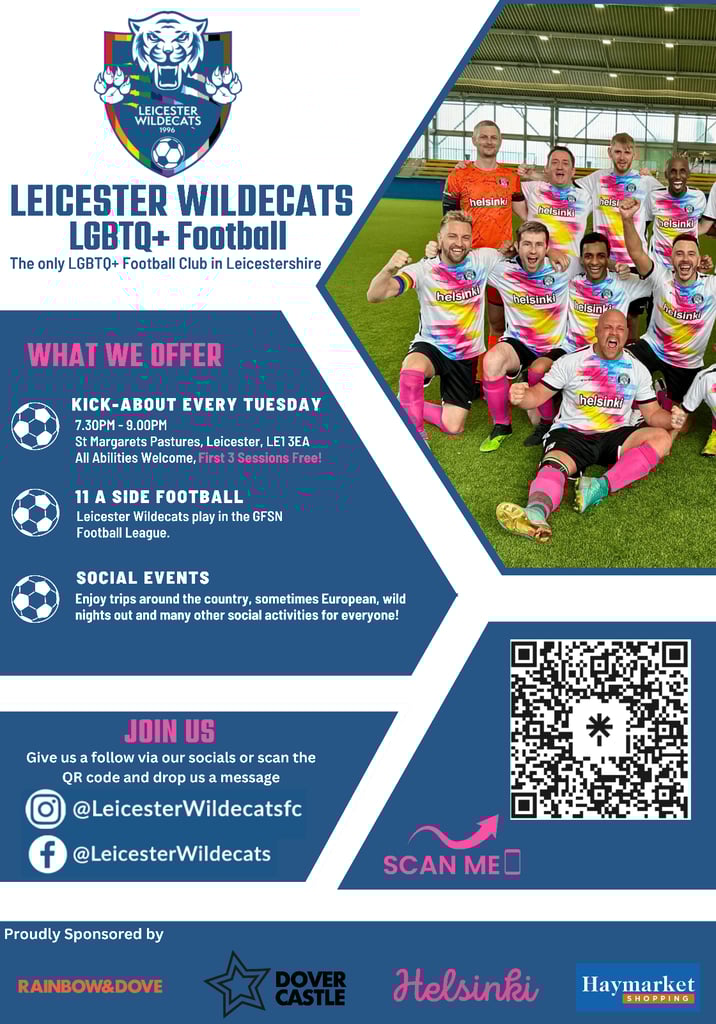 New members wanted for LGBT football team based in Leicester