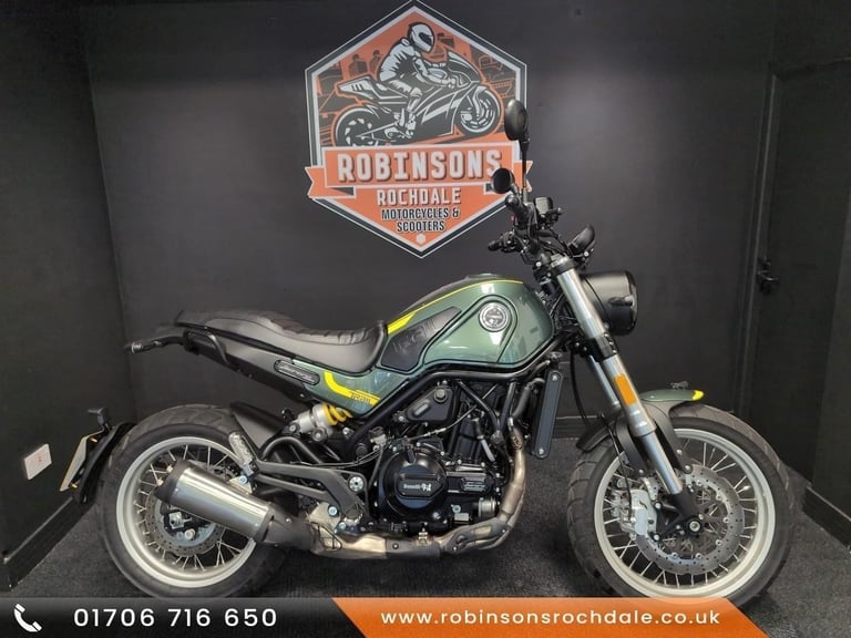 image for 2025 Benelli Leoncino 500 Trail In Green with 783 miles.