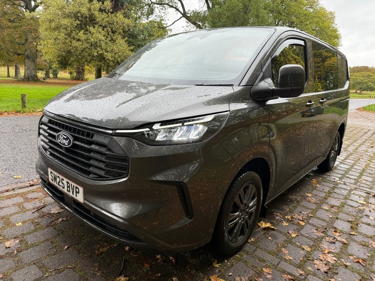 2025 Ford Transit Custom 2.0 EcoBlue 150ps H1 Double Cab Van Limited PANEL VAN Diesel Manual