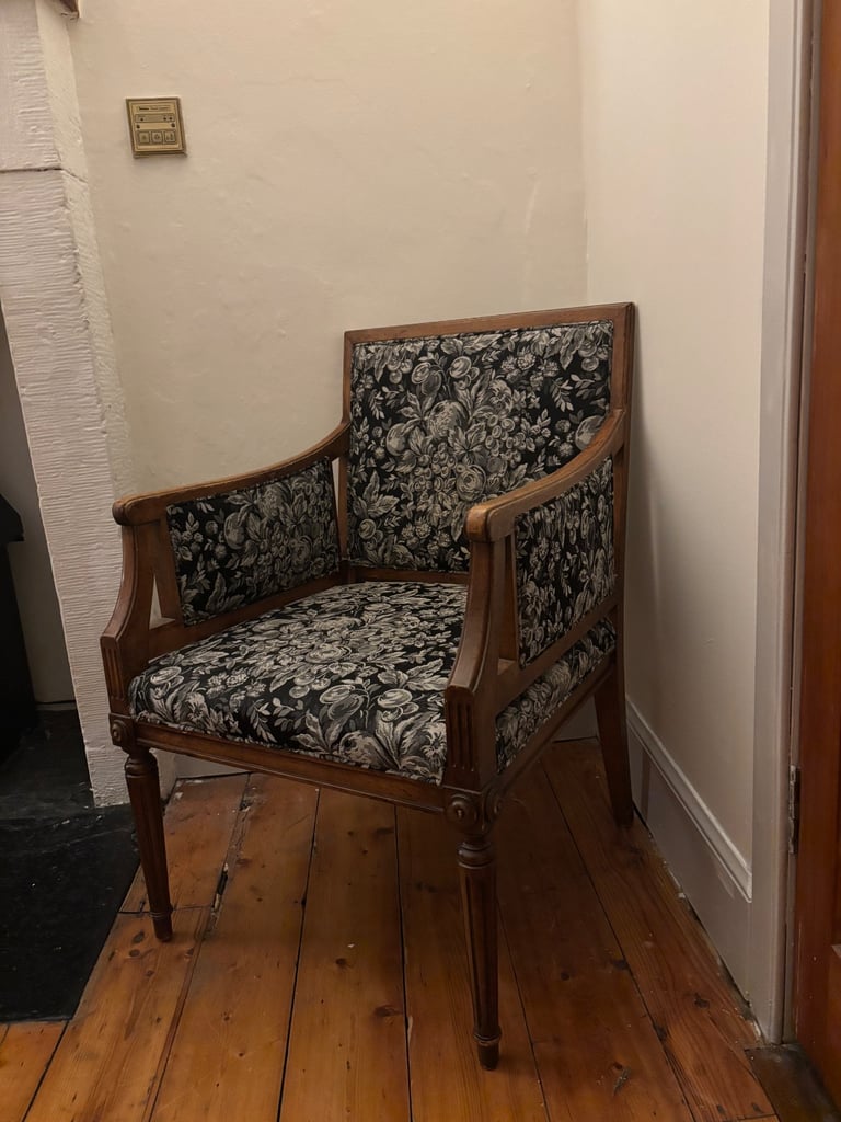 image for Antique upholstered chair