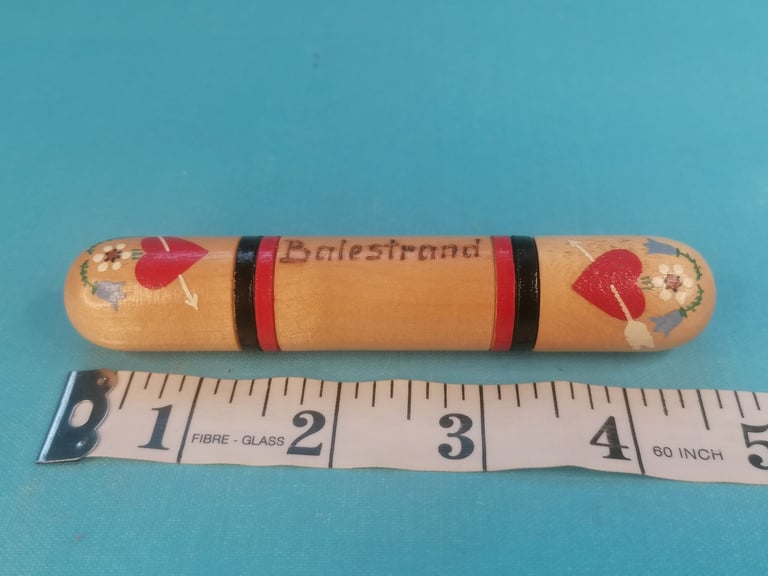 image for Vintage small  handcraft Bulgarian Perfume bottle holder,(balestrand).