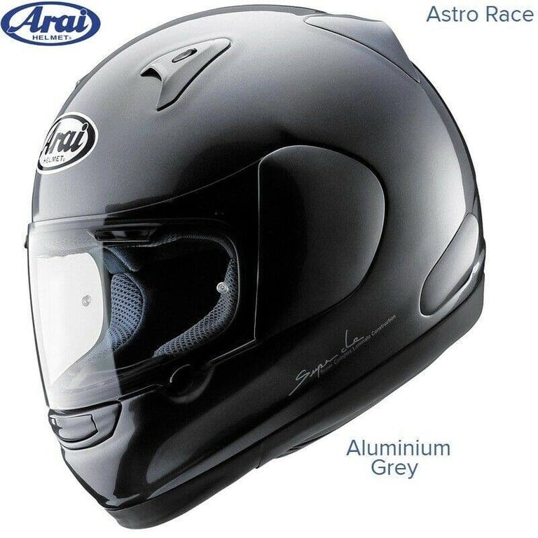 image for #ARAI ASTRO R MOTORCYCLE HELMET - ALUMINIUM GREY - SMALL - MINT COND - £115
