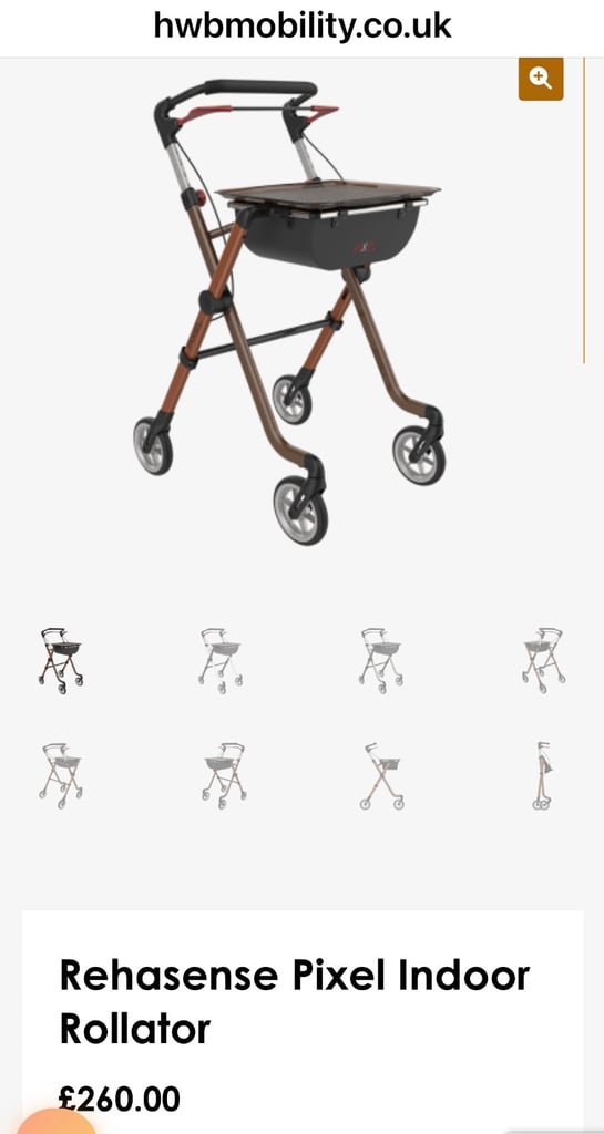 Rehasense Pixel Indoor Rollator