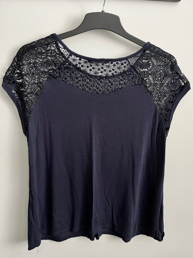Navy L/S Top