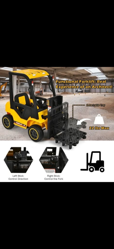 image for Kids 12v Forklift Truck
