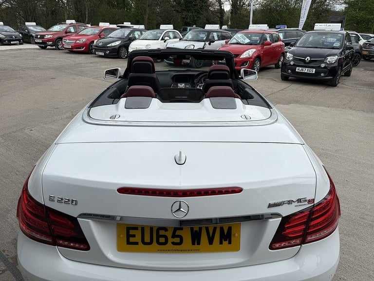 2015 Mercedes-Benz E-Class E220 BlueTEC AMG Line Premium 2dr 7G-Tronic CONVERTIBLE DIESEL Automatic