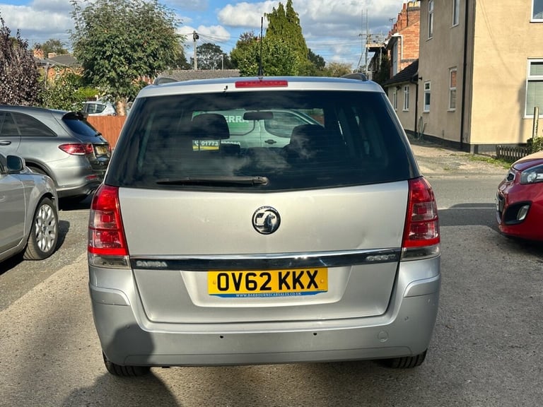 2012 62 VAUXHALL ZAFIRA 1.7 CDTI ECOFLEX EXCLUSIV MPV 5DR DIESEL MANUAL EURO 5 (